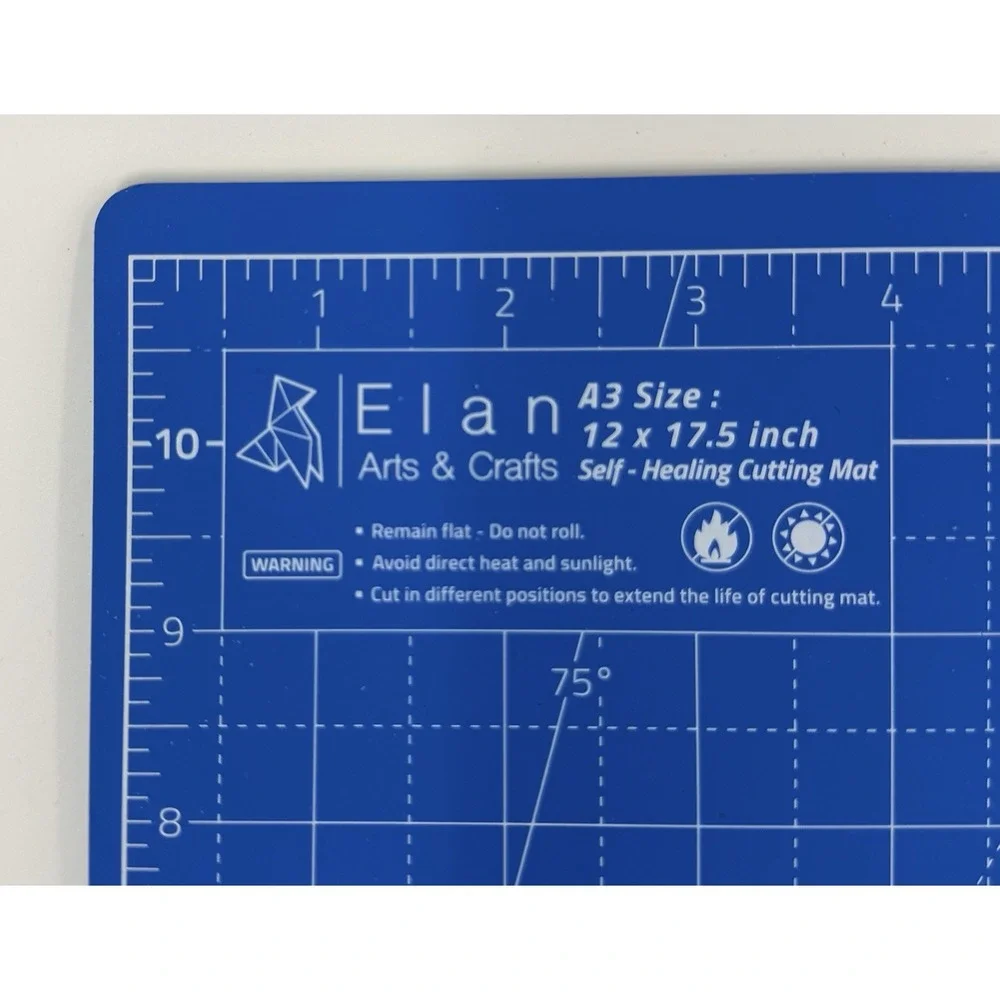 Elan Cutting Mat A3 Royal Blue 5-Ply Craft Self Healing 2 Sided 12